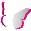 Papillon Papier Rose 500px