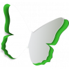 Papillon Papier Vert 500px
